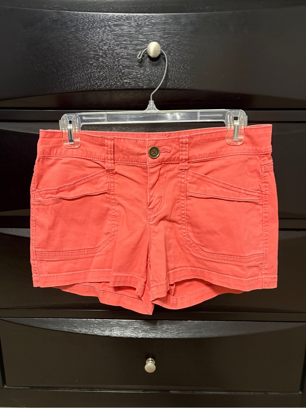 UNIONBAY Coral Pink Casual Cotton Jean Shorts